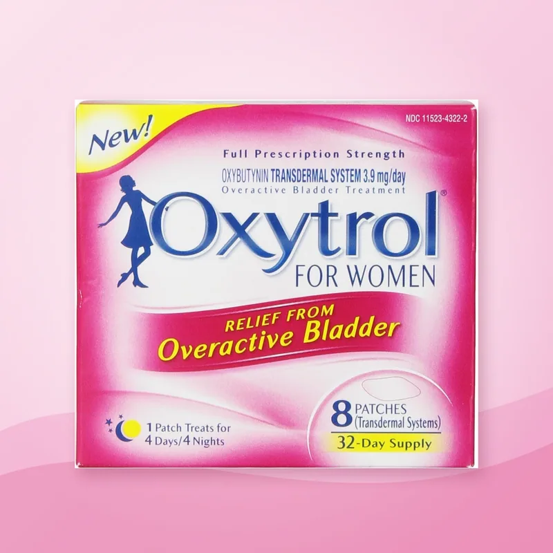 The Oxytrol for Women box of 8 patches, a 32-day supply